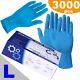 10000PS Blue Nitrile/Poly Clear PE Glove Latex Rubber Free Disposable Laboratory