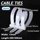 15mm Extra Large Zip Ties Heavy Duty Cable Outdoor Cable Ties White & Black