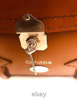 CANADIAN ARMY Colonel Heavy-Duty Leather Briefcase / Satchel / Attache