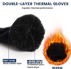 Cold Weather Nitrile Lined Heavy Duty Warm Winter Insulated Work Gloves