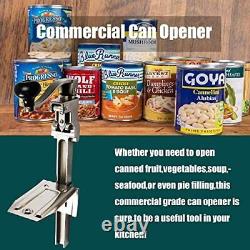 Commercial Can Opener Heavy Duty, Manual Table Large, Stainless Steel