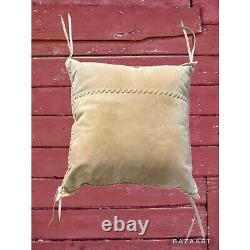 Cowboy Western Style Heavy Duty Suede Extra Large Decorative Pillow 24