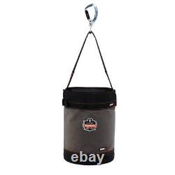 Ergodyne Tool Bucket 35.56 Heavy-Duty Durable Detachable Safety Top Canvas Gray