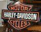 Harley Davidson Large Sign Logo Shield Heavy Duty Die Cut Metal Motorcycle