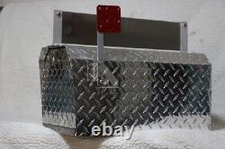 Heavy Duty Aluminum Diamond Plate 16 Gauge Mailbox Large Size With Name Plate