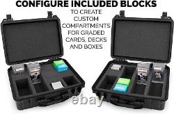 Heavy-Duty Large Card Case 120+ Card Capacity Precut Card Carrying Case