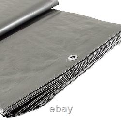 Heavy Duty Silver Covering Tarp, Canopy Extra Large, Boat Cover, RV Choose Size