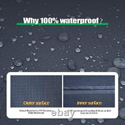Heavy Duty Waterproof Anti-UV Extra Large Patio Grey-160x92x35 Inches