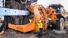 Incredible Heavy Duty Tree Cutting Harvester Equipment Working Fastest Whole Tree Shearing Chipper
