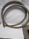 Large, Heavy Duty, 19 ft Braid-covered SS bellows hose vacuum UHV