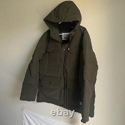 Levi's Puffer Coat Heavy Duty Olive Green Men Size L NEW WITH TAGS
