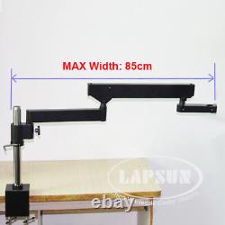 Long Arm Heavy Duty Boom Large Stereo Clamp Table Stand Pillar For Microscope AU