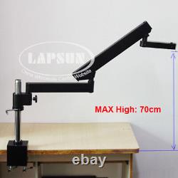 Long Arm Heavy Duty Boom Large Stereo Clamp Table Stand Pillar For Microscope AU