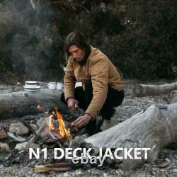 Mens Military Warm Windbreaker Winter USN N1 HEAVY DUTY DECK JACKET Fleece Coats