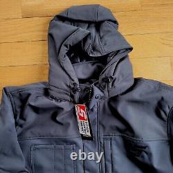 Snap On Kenosha Jacket Coat Mens L New With Tags Dark Gray Wind Water Resistant