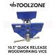 Toolzone 10.5 Inch Large Heavy Duty Quick Release Wood Work Vice Opens 390mm