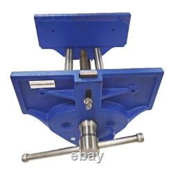 Toolzone 10.5 Inch Large Heavy Duty Quick Release Wood Work Vice Opens 390mm