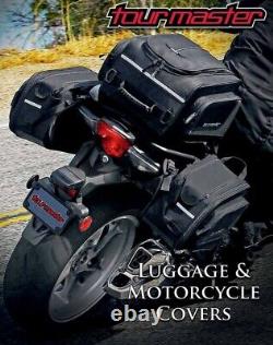 Tourmaster Cruiser IV Motorcycle Saddlebags Heavy Duty Nylon Street Bike Luggage