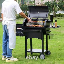 VEVOR Heavy Duty Charcoal Smoker Grills Large Outdoor BBQ Grill with Offset Smoker