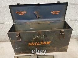 Vintage Skil Saw Model #127 with Case Large Heavy Duty Skil Saw
