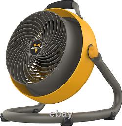 Vornado 293 Large Heavy Duty Air Circulator Shop Fan, Yellow, 16 In