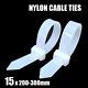 Wide 15mm Extra Large Zip Ties Heavy Duty Cable Outdoor Cable Ties White&Black