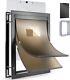 XL Dog Door for Large Dogs, Heavy Duty Dog Door with Telescoping Tunnel, New